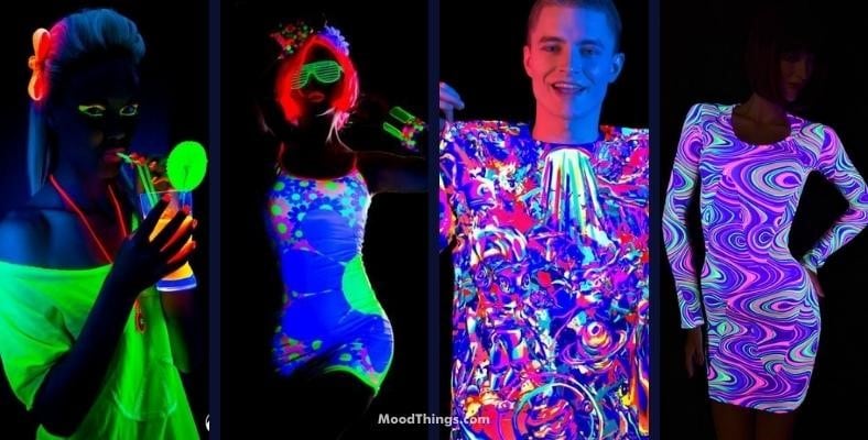 What to Wear to a Black Light Party: Clothes and Accessories